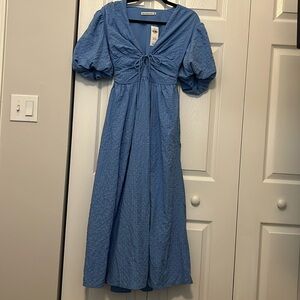 Abercrombie short, sleeved maxi dress